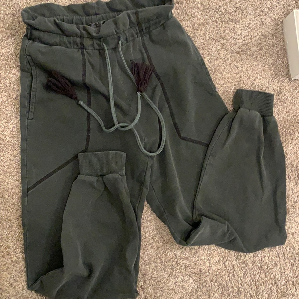7 For All Mankind dark grey joggers